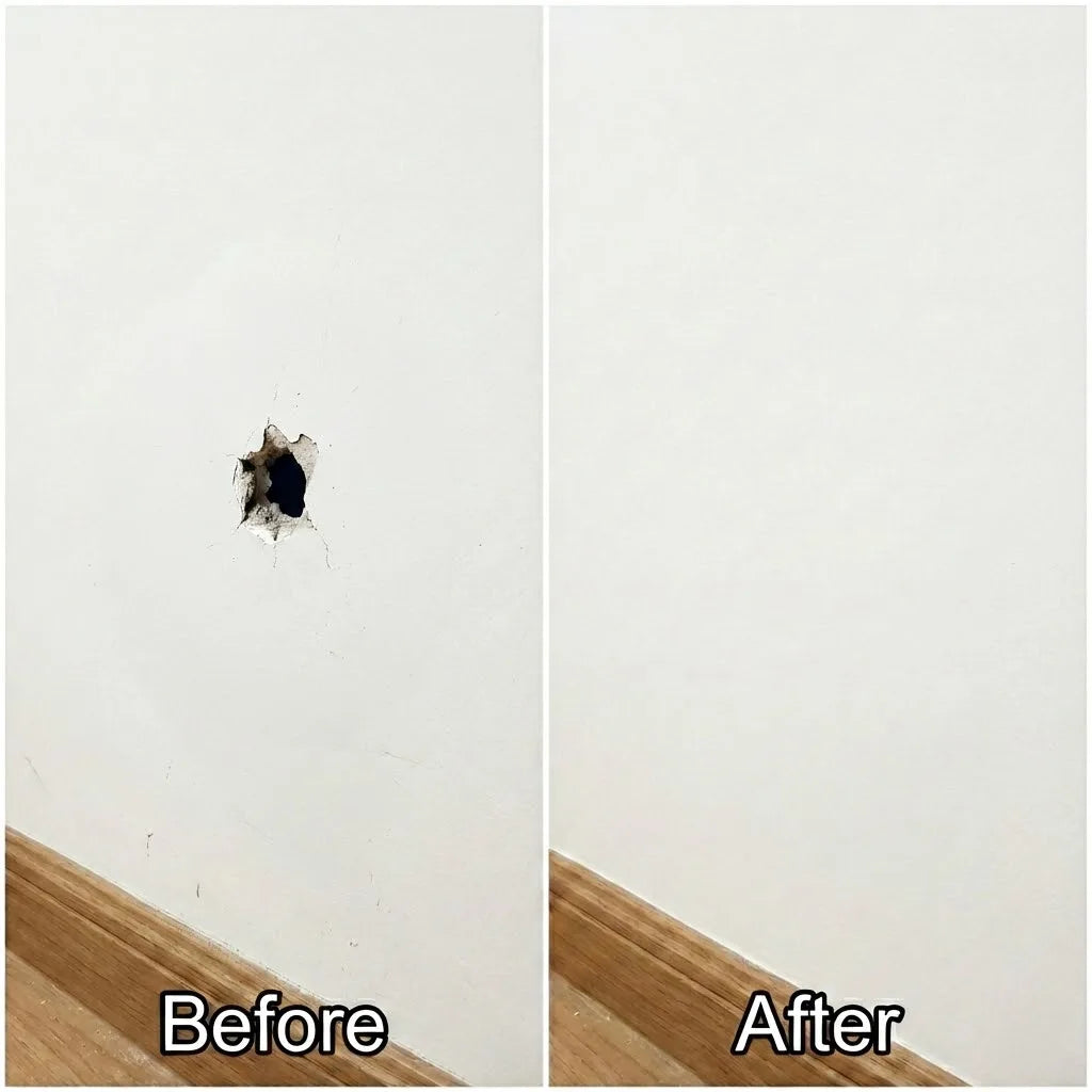 Squeeze-Tube Gap Filler for Drywall Cracks, Nail Holes & Outlet Gaps - Ready-Mixed Formula Dries Fast, Paintable Surface Repair Compound for | Thomler