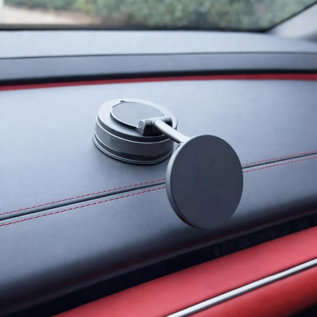 Dashboard Cell Phone Mount with 360° Rotation and Vacuum Grip for Car Windshield Navigation Hands-Free Viewing | Thomler