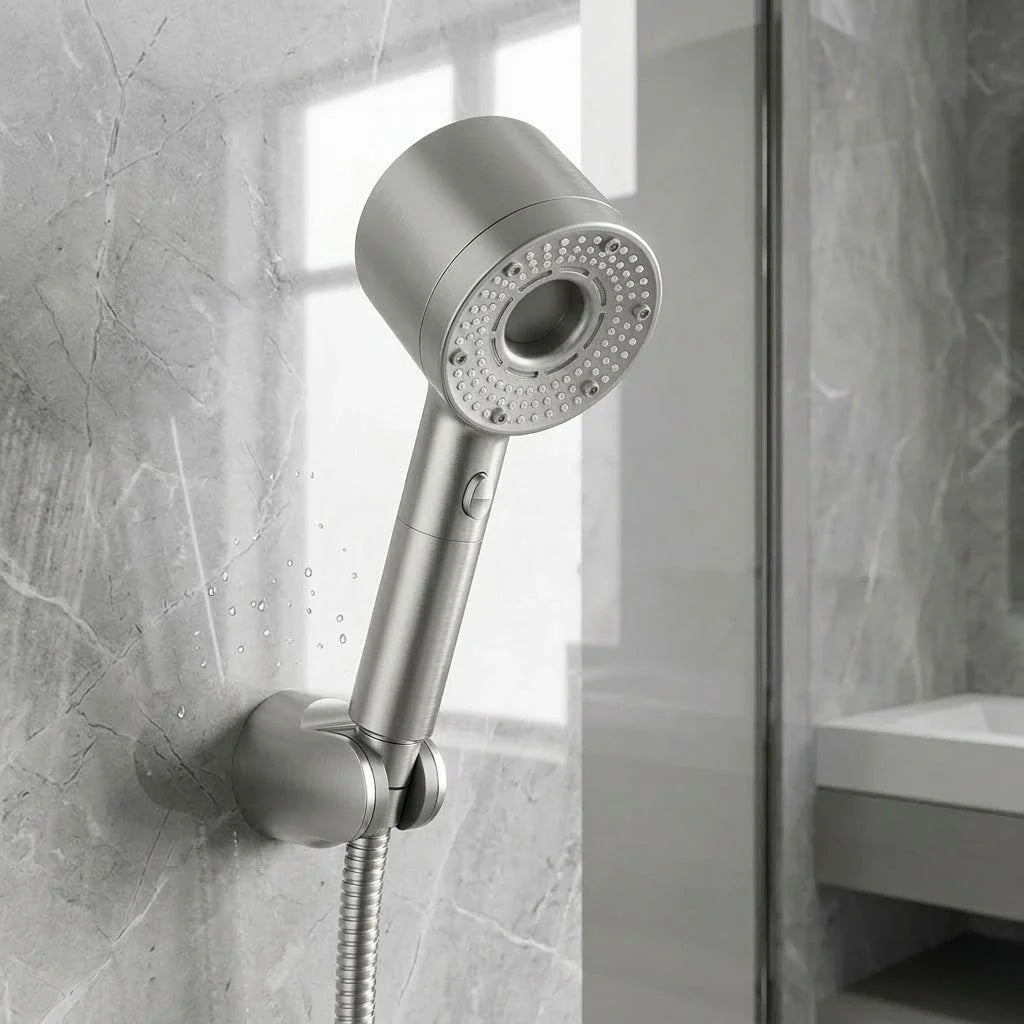 High-Pressure Handheld Shower Head with 5 Spray Patterns for Low Water Pressure Bathrooms | Thomler