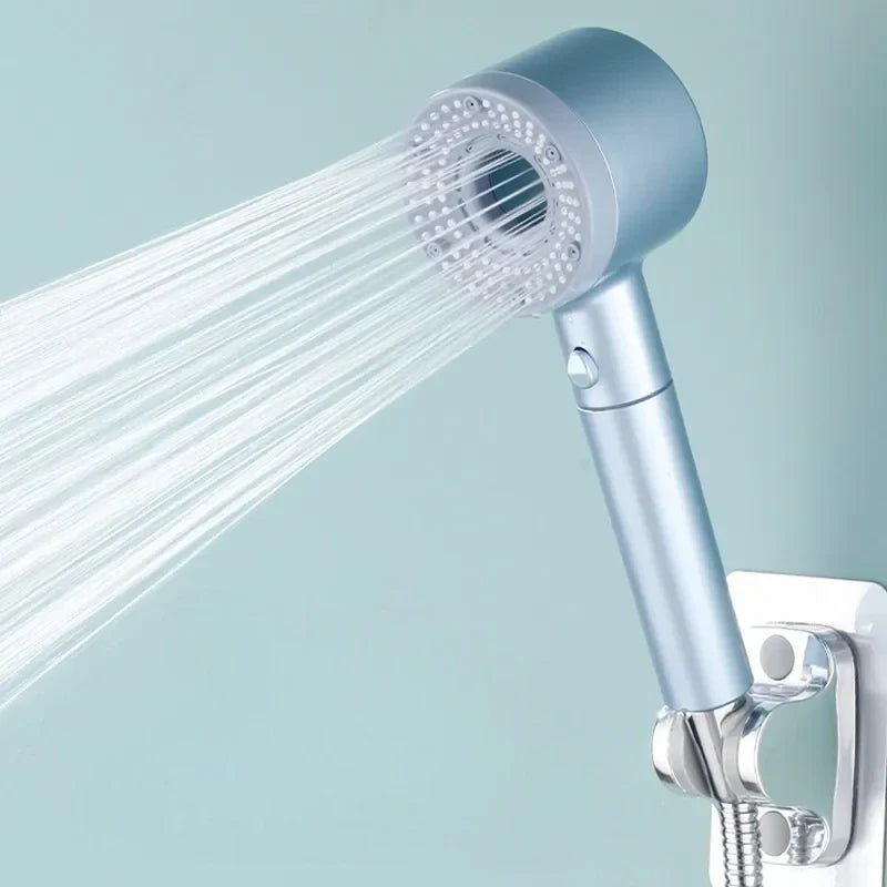 High-Pressure Handheld Shower Head with 5 Spray Patterns for Low Water Pressure Bathrooms | Thomler