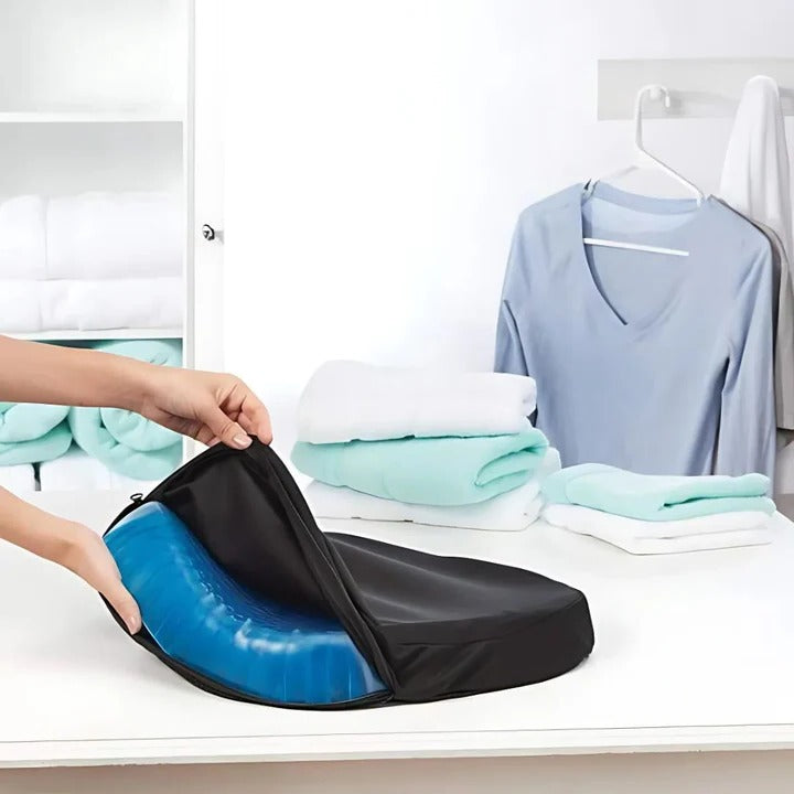 Honeycomb Gel Seat Pad for Coccyx Relief and Spinal Alignment in Office Chair Car Wheelchair | Thomler