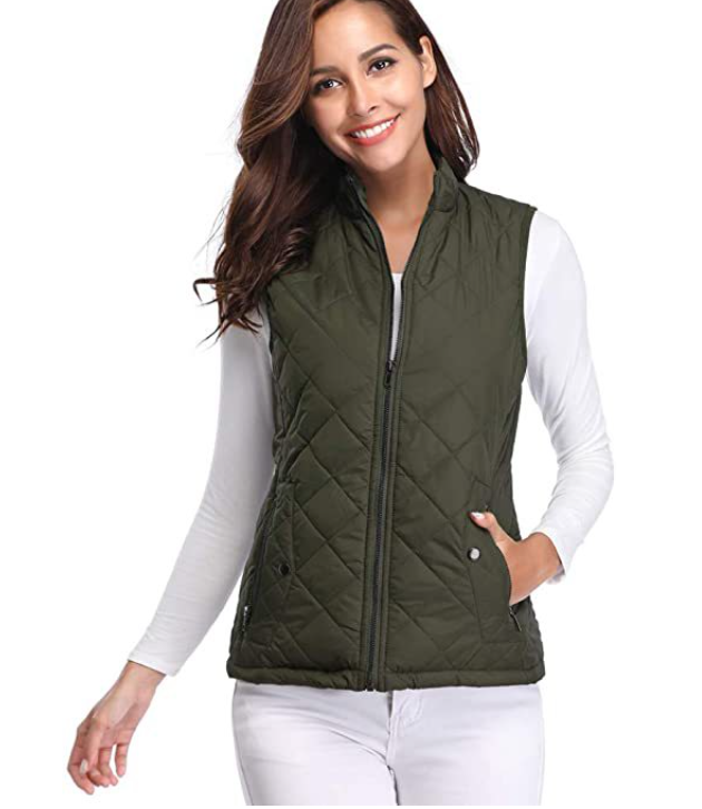 Lightweight Quilted Zip-Front Vest for Women – Casual Layering Piece for Spring & Fall | Thomler