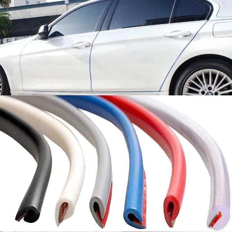 U-Channel Door Edge Guard for Cars & SUVs – Flexible Trim Protects Against Scratches, Dents & Paint Chips – 16 ft Roll | Thomler