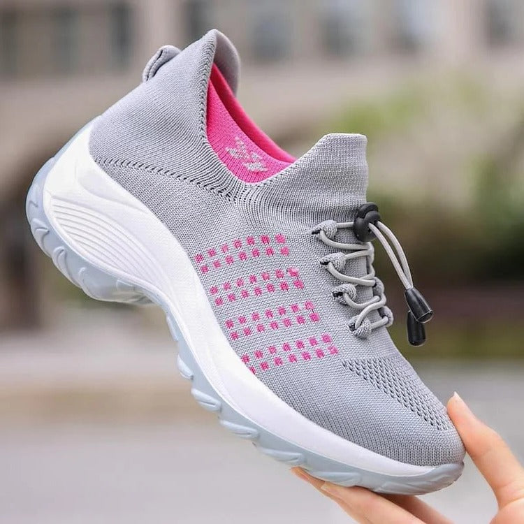 Supportive Walking Shoes with Wide Toe Box & Arch Support for Foot Pain Relief – Comfortable Athletic Footwear for Plantar Fasciitis | Thomler