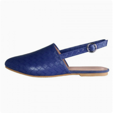 Handwoven Slingback Ballet Flats – Lightweight Cushioned Slip-On Mules for Women | Thomler