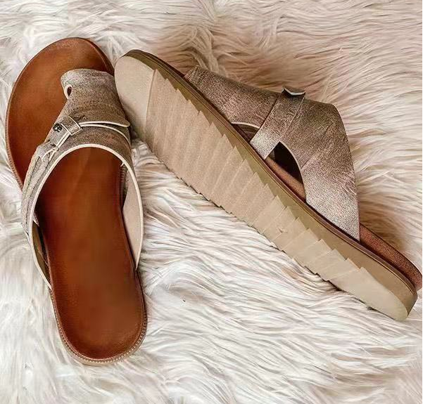 Arch Support Slide Sandals for Women and Men Plantar Fasciitis Relief Cushioned Orthopedic Footbed Slip-On Summer Shoes for Flat Feet Foot | Thomler
