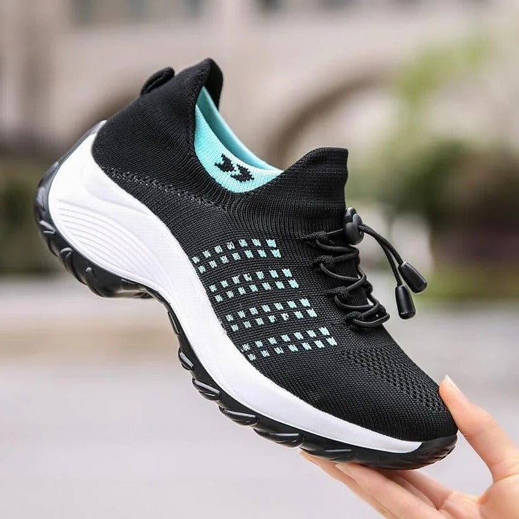 Supportive Walking Shoes with Wide Toe Box & Arch Support for Foot Pain Relief – Comfortable Athletic Footwear for Plantar Fasciitis | Thomler