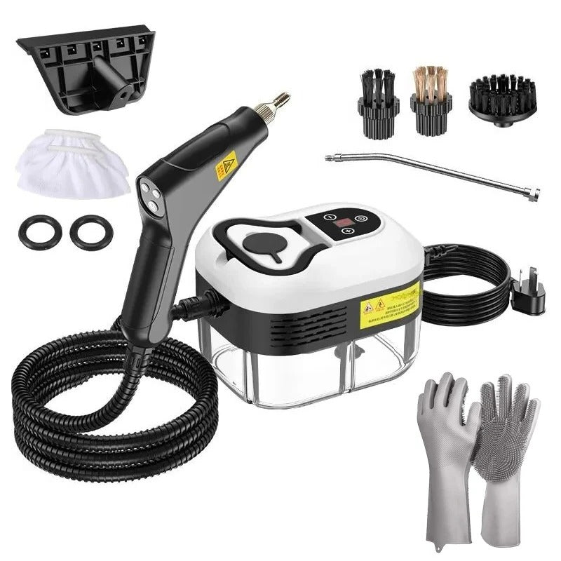High-Pressure Steam Cleaner 2500W 221°F with 5 Brush Heads 6-Speed Adjustable for Home Kitchen Bathroom Car Furniture Appliances Deep | Thomler