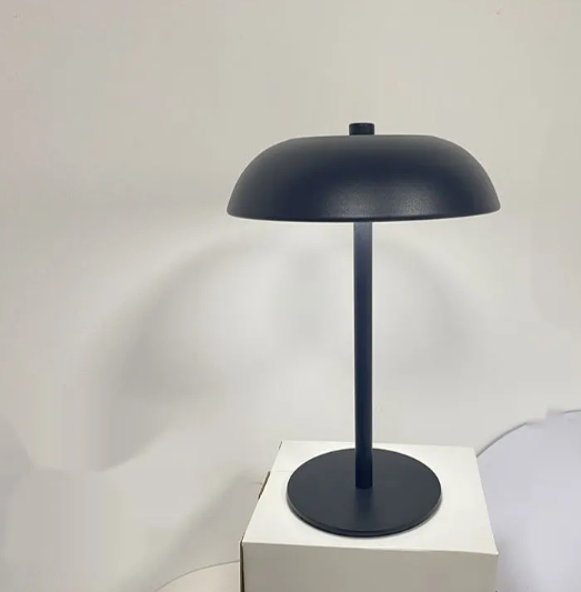 Rechargeable Cordless LED Table Lamp with Touch Dimming & Adjustable Height – Mushroom Design | Thomler