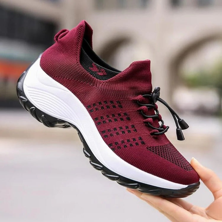 Supportive Walking Shoes with Wide Toe Box & Arch Support for Foot Pain Relief – Comfortable Athletic Footwear for Plantar Fasciitis | Thomler
