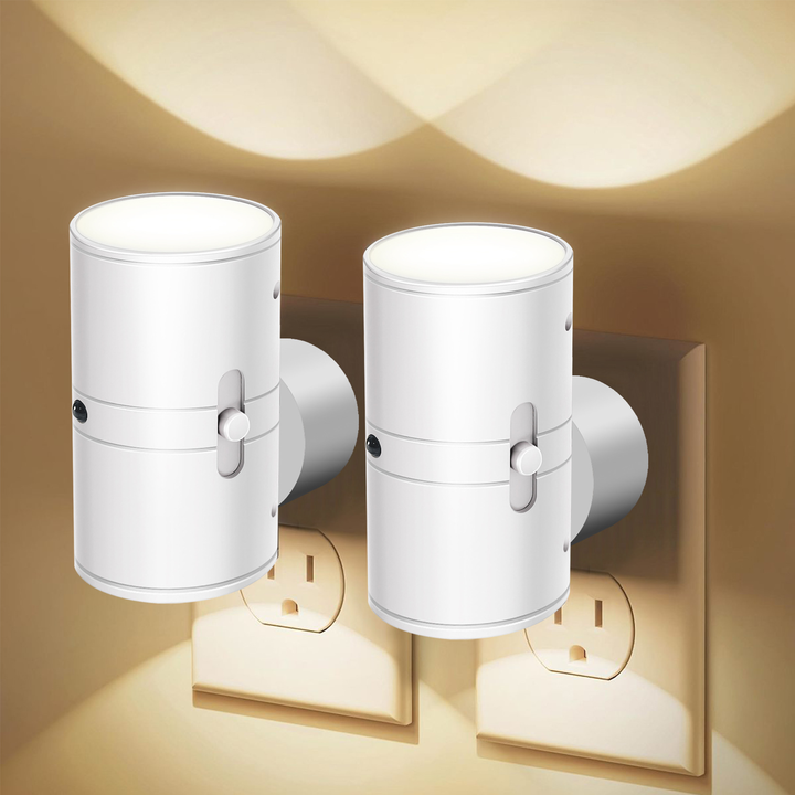 Dimmable Plug-In LED Night Light for Hallways, Bedrooms & Nurseries – Adjustable Brightness Outlet Light | Thomler