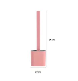 Silicone Toilet Brush with Wall Mount – Hygienic, Non-Porous Design for Easy Cleaning & Space-Saving Storage | Thomler