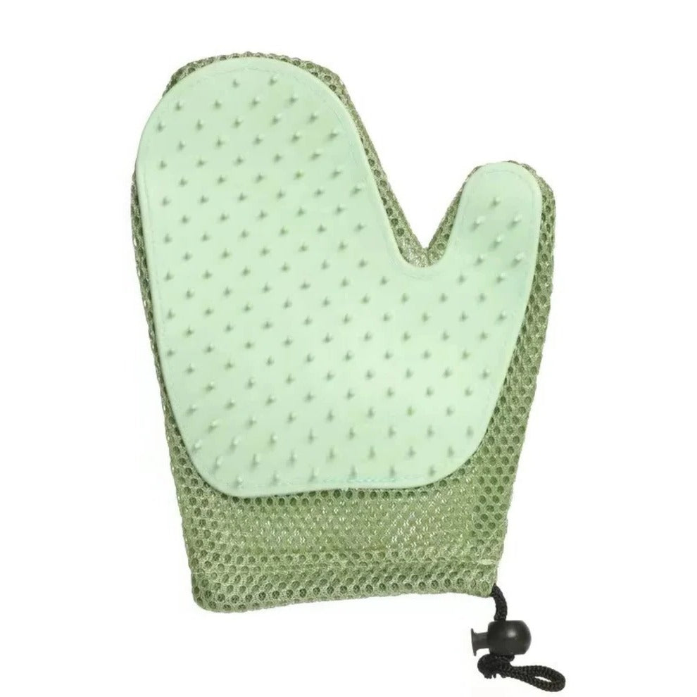 Dual-Sided Pet Hair Removal Mitt for Cats – Flexible Grooming & Massage Hand Tool | Thomler