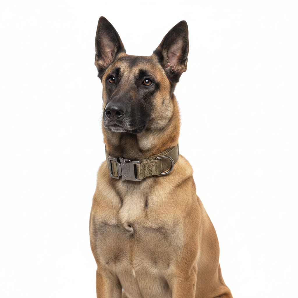 Padded Tactical Dog Collar with Handle – Adjustable Heavy-Duty Nylon for Training, Walks & Active Dogs | Thomler