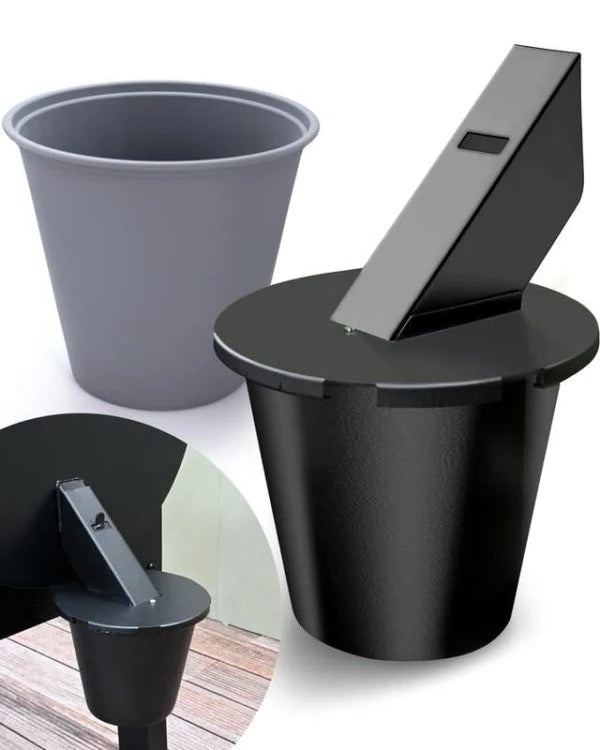 Drip Pan with Lid for BBQ Pellet Smoker Grease Management – Washable Insert & No-Tool Setup for Outdoor Cooking Mess Control | Thomler