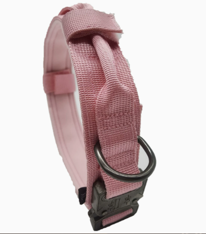 Padded Tactical Dog Collar with Handle – Adjustable Heavy-Duty Nylon for Training, Walks & Active Dogs | Thomler