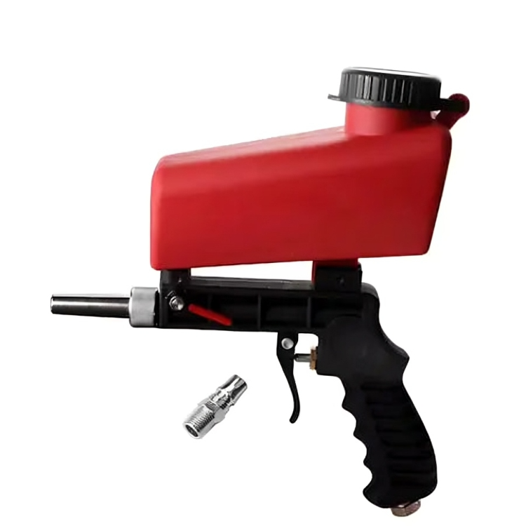 Pneumatic Sandblasting Gun Steel 6.5 mm Nozzle 632 g Metal Surface Cleaning Rust Paint Removal | Thomler
