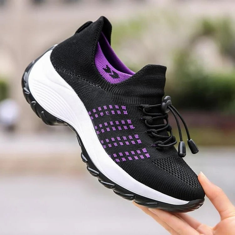 Supportive Walking Shoes with Wide Toe Box & Arch Support for Foot Pain Relief – Comfortable Athletic Footwear for Plantar Fasciitis | Thomler