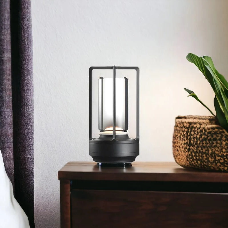 Rechargeable LED Desk Light with Touch Dimmer & Adjustable Color Temp for Bedroom Nightstand Restaurant Ambient Lighting | Thomler