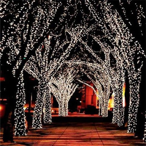 Solar Fairy Lights 100 LED String for Outdoor Garden Patio Yard Tree Decoration Wireless Waterproof Ambience Lighting 56 ft | Thomler