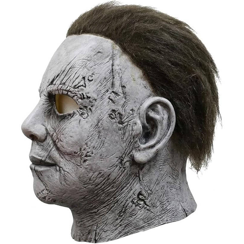 Full-Head Horror Movie Costume Mask with Synthetic Hair for Adults | Thomler