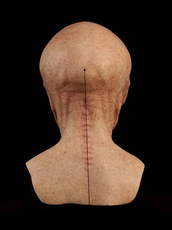 Full-Head Latex Extraterrestrial Mask for Halloween Costume Parties Adults One Size Breathable Design | Thomler