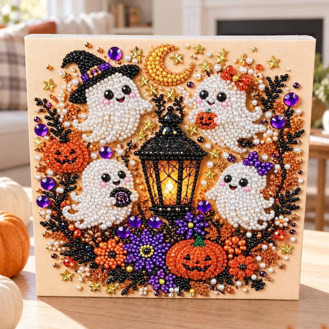 DIY Bead Art Kits – Spooky Halloween Wall Decorations for Crafters | Thomler