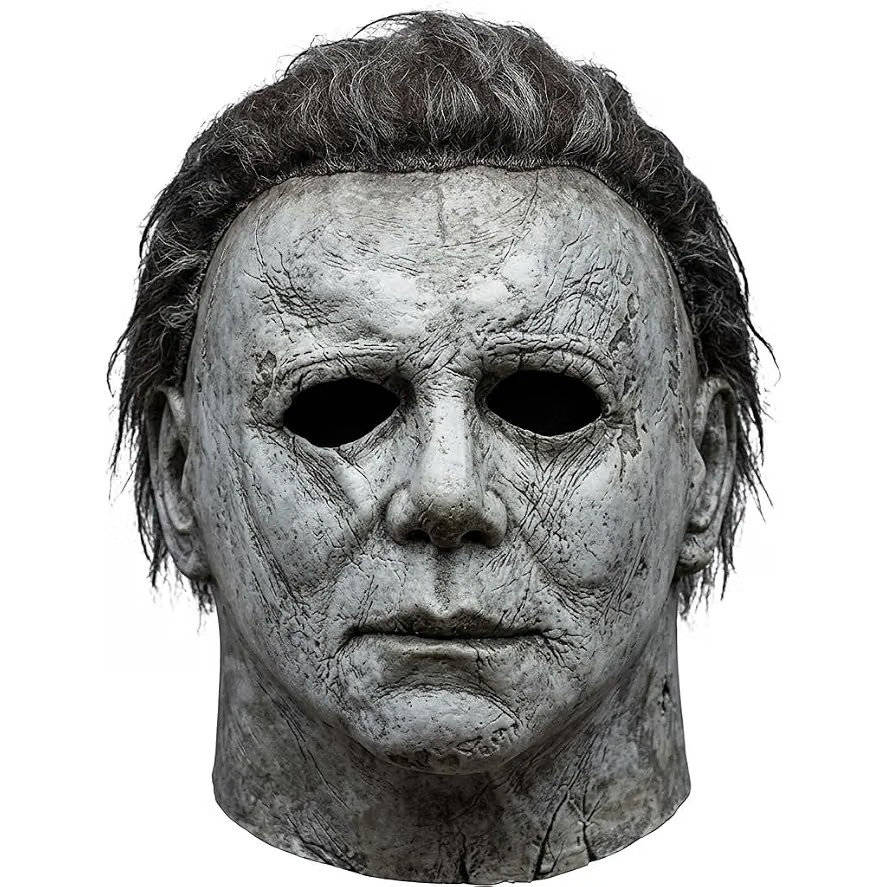 Full-Head Horror Movie Costume Mask with Synthetic Hair for Adults | Thomler