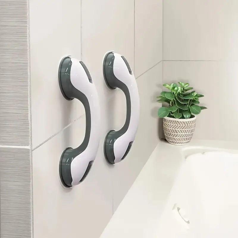 Suction Cup Safety Grab Bar for Bathroom Shower Tub Wall Mounted Handle Rail Elderly Senior Accessibility Support Railing | Thomler