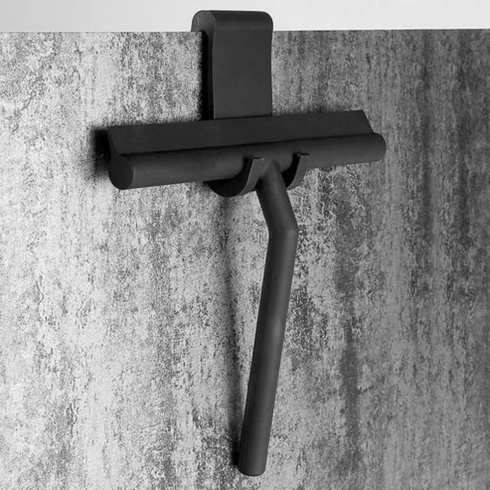 Silicone Bathroom Squeegee for Glass Shower Doors, Mirrors & Tile – Streak-Free Wiper with Ergonomic Handle for Daily Water Removal | Thomler