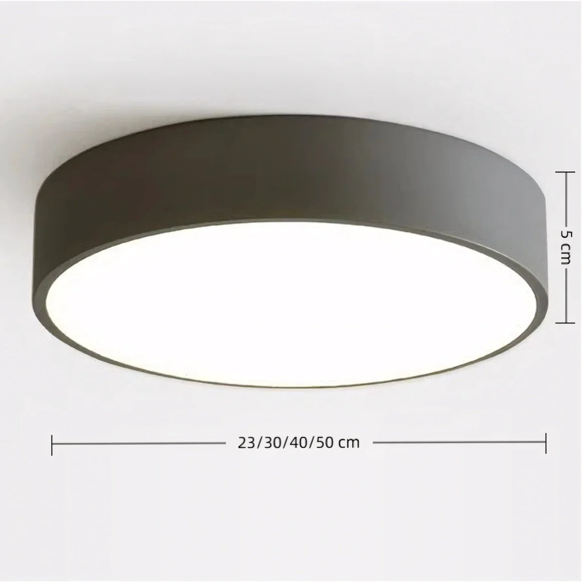Flush-Mount LED Disc Ceiling Fixture with Metal Housing – Modern Ambient Overhead Lighting for Home | Thomler