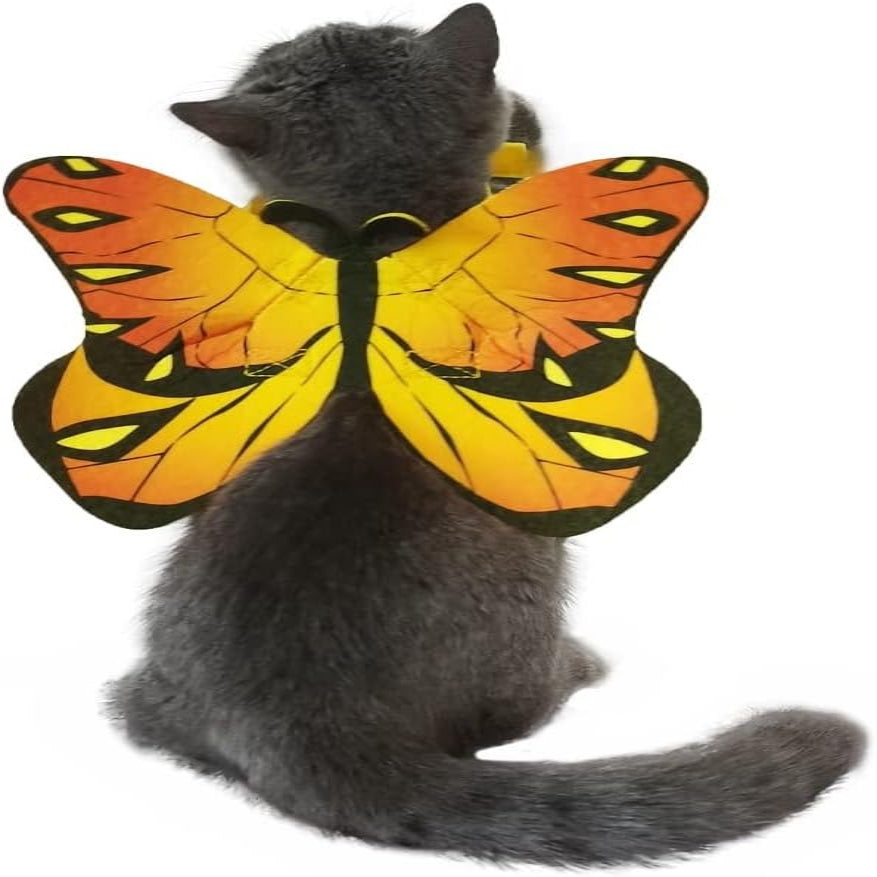 Pet Bat Wings Costume Accessory for Cats & Small Dogs – Halloween Dress-Up | Thomler