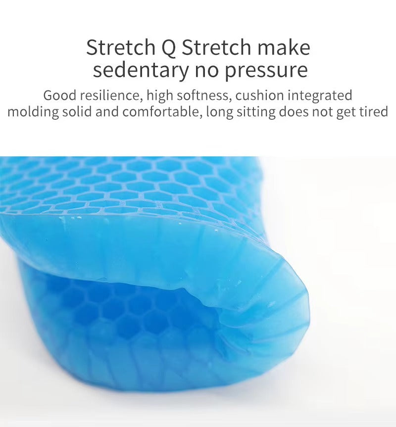Orthopedic Gel Seat Cushion for Tailbone and Lower Back Relief – Pressure Reducing Support Pad for Office Chairs, Car Seats & Wheelchairs | Thomler