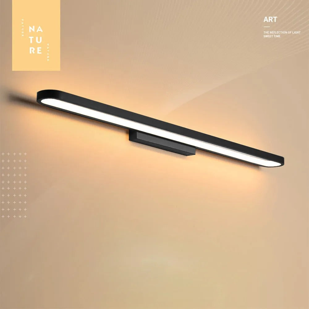 Contemporary LED Vanity Fixture – Arched Design, Metal Construction for Bathroom & Bedroom Mirror Lighting | Thomler