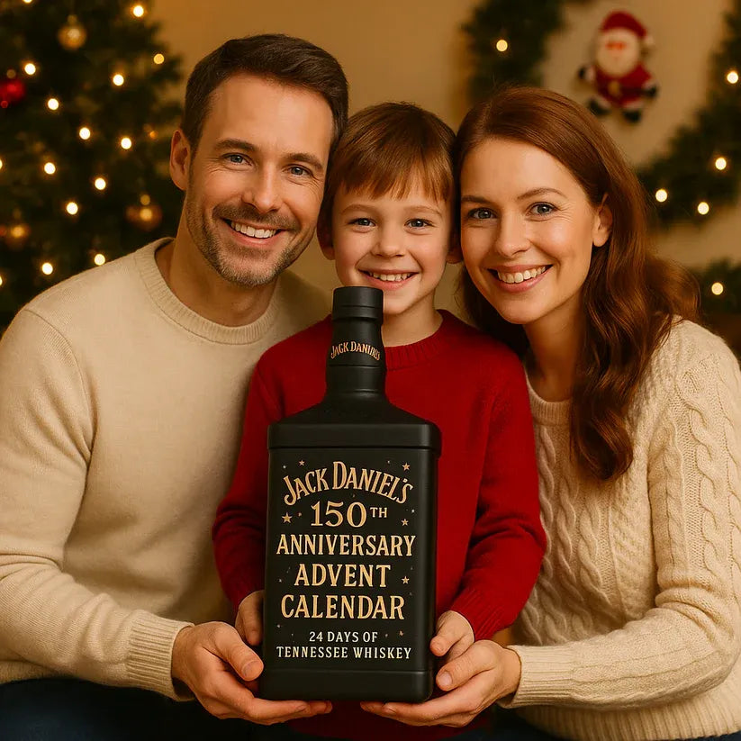24-Day Holiday Countdown Display with Decorative Spirit Bottle Ornaments – Collectible December Tradition Set | Thomler