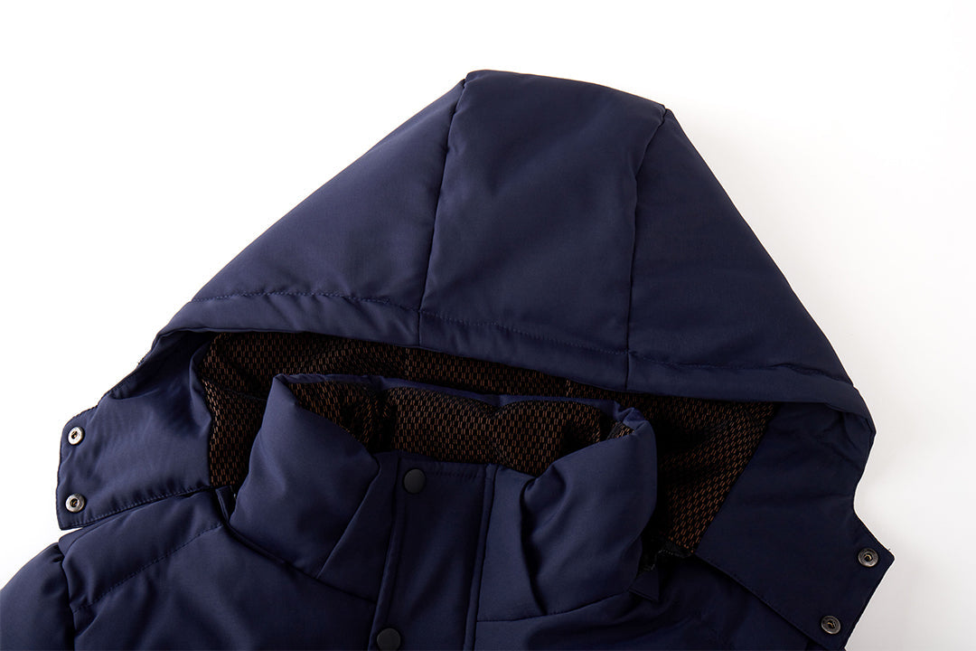 Waterproof Insulated Winter Parka Jacket with Detachable Hood for Men | Cold Weather Outdoor Coat with Padded Lining | Thomler