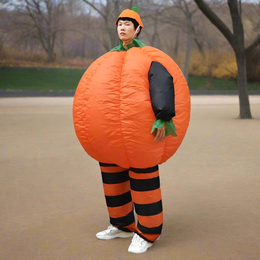 Adult-Size Blow-Up Gourd Outfit – Rapid-Fill Costume for Halloween and Theme Parties | Thomler