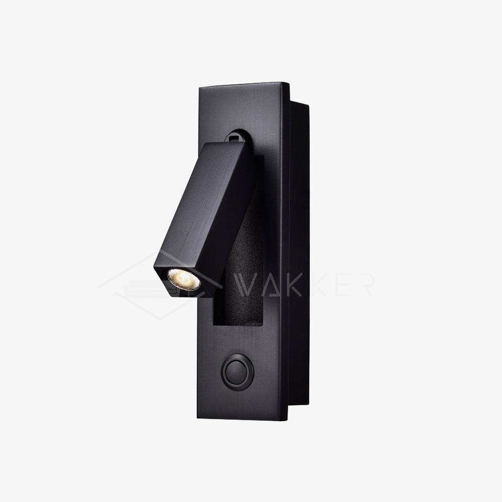Recessed LED Reading Light for Bedroom – Flush Mount Wall Lamp with Adjustable Head – Warm or Cool White – Modern Nightstand Sconce for | Thomler