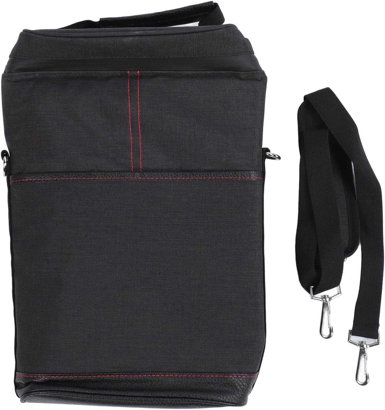 Padded Two-Bottle Wine Carrier Bag with Shoulder Strap for Picnics Parties Outdoor Travel Beach Dinner Events Wine Tastings Gifts | Thomler