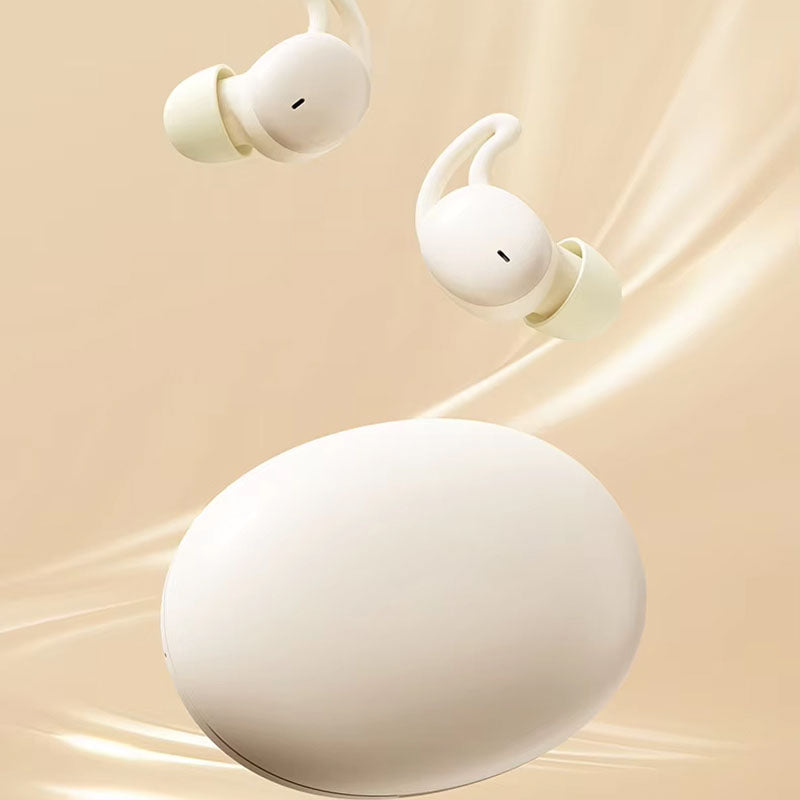 Sleep Earbuds with Passive Noise Isolation – Side Sleeper Comfort Design, 5-Hour Battery, Bluetooth 5.3, Touch Controls, Soft Silicone Fit | Thomler