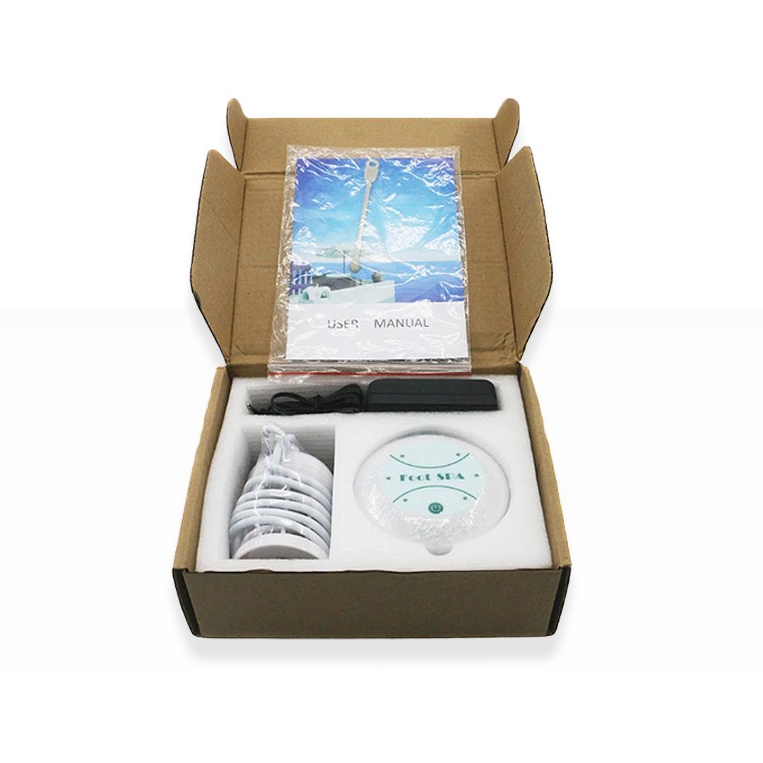 Ionic Detoxifying Foot Spa System with Array & Power Adapter for Home Wellness Therapy | Thomler