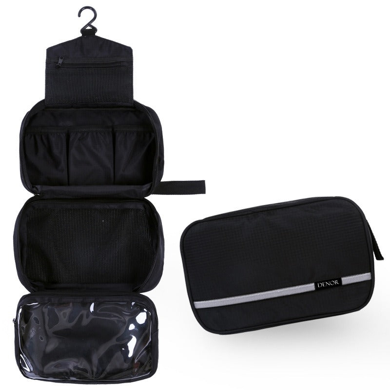Hanging Toiletry Organizer with Multi-Compartment Design & Built-In Hook for Travel or Home | Thomler
