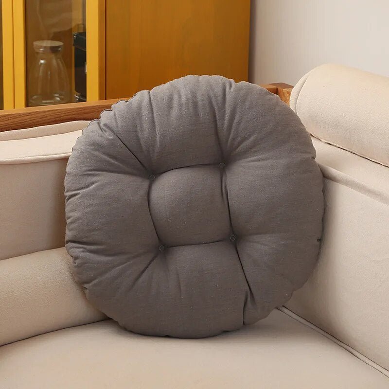 Low-Profile Meditation Seat with High-Density Foam Core – Floor Cushion for Reading, Yoga & Living Room Seating | Thomler