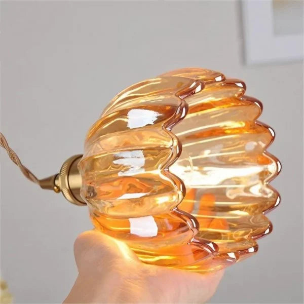 Pendant Light Glass E27 Amber Dining Room Kitchen Island Retro Hanging Ceiling Lamp | Thomler