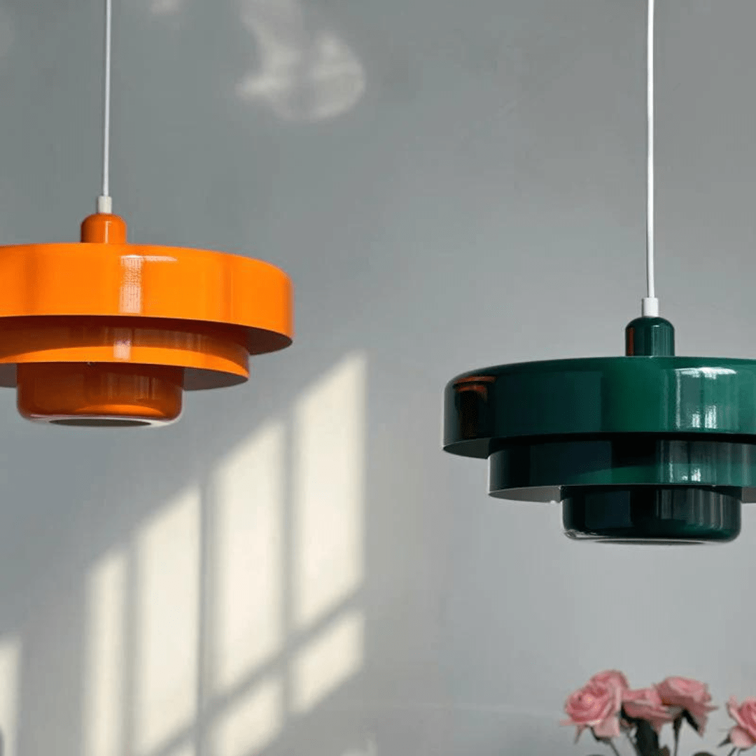 Modern Minimalist Pendant Light 14-Inch Dome Metal Ceiling Fixture Dining Room Kitchen Cafe Nordic Style Home Lighting | Thomler