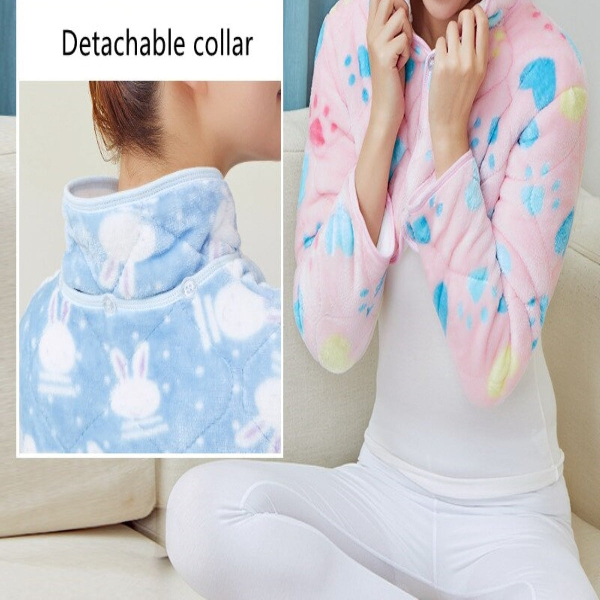 Reversible Heated Jacket with Back Warmth & Posture Support for Winter | Thomler