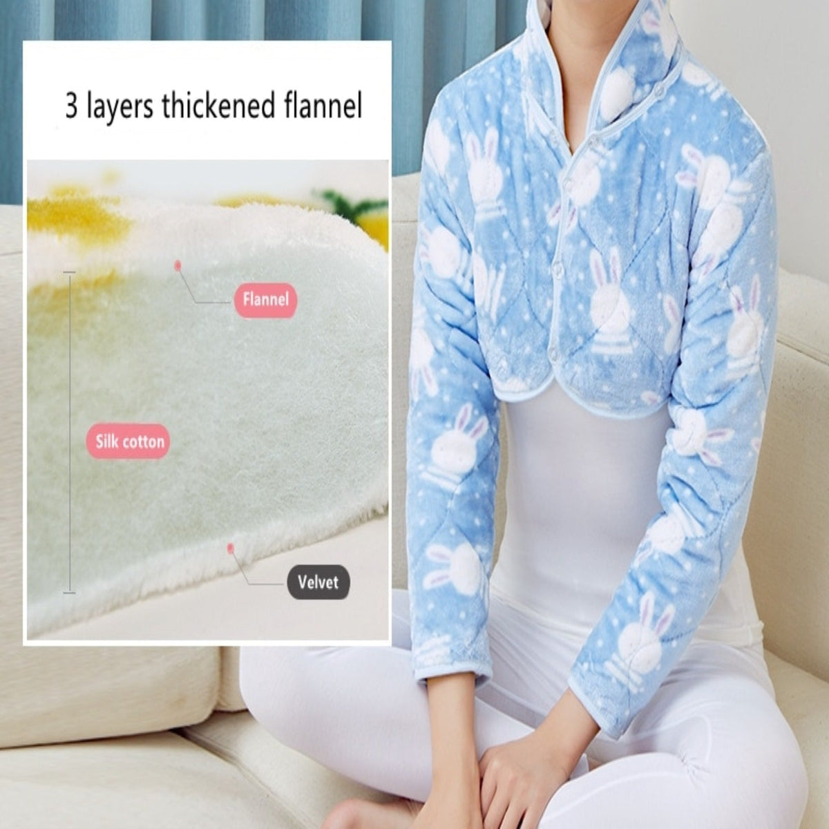 Reversible Heated Jacket with Back Warmth & Posture Support for Winter | Thomler