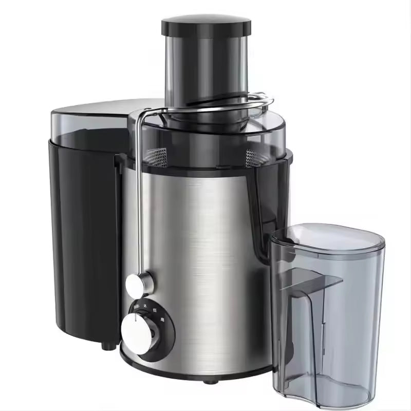 High-Power Centrifugal Juice Extractor with Wide-Mouth Feeder & 2-Speed Control for Whole Fruits & Vegetables – 800W Motor | Thomler