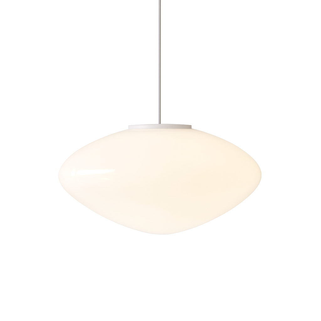 Modern Nordic Pendant Light with LED – Adjustable Height Metal & Glass Ceiling Lamp for Kitchen Island, Dining Room, Living Room | Thomler