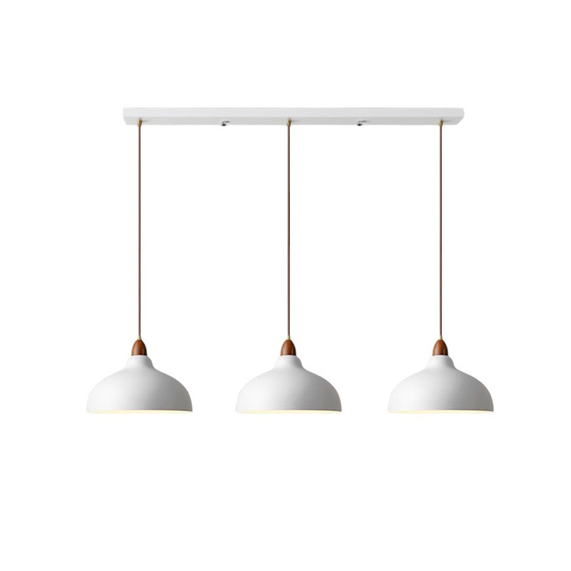 Nordic Wood & Metal Pendant Light – Height-Adjustable Drop Ceiling Fixture for Kitchen Island & Dining Room | Thomler